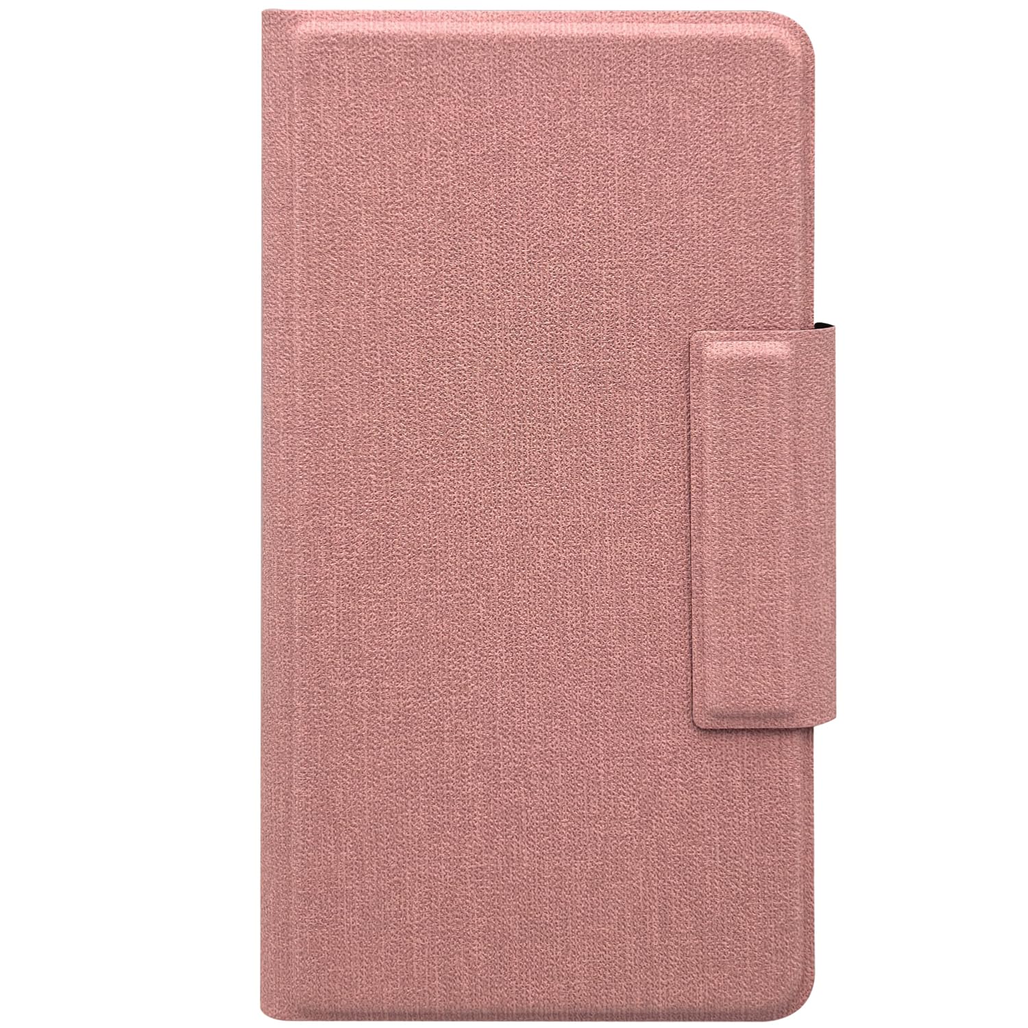 Custodia a libro magnetica rimovibile 2 in 1 per Onyx Boox Palma2 (2024) Cover trasparente in TPU con funzione sleep/wake automatica, chiusura magnetica fibbia (panno rosa rosa)