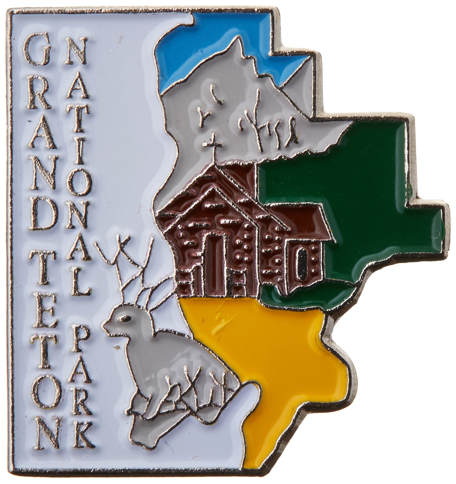 Eagle Emblems P09039 Pin - National Park, Grand Teton - 1 in