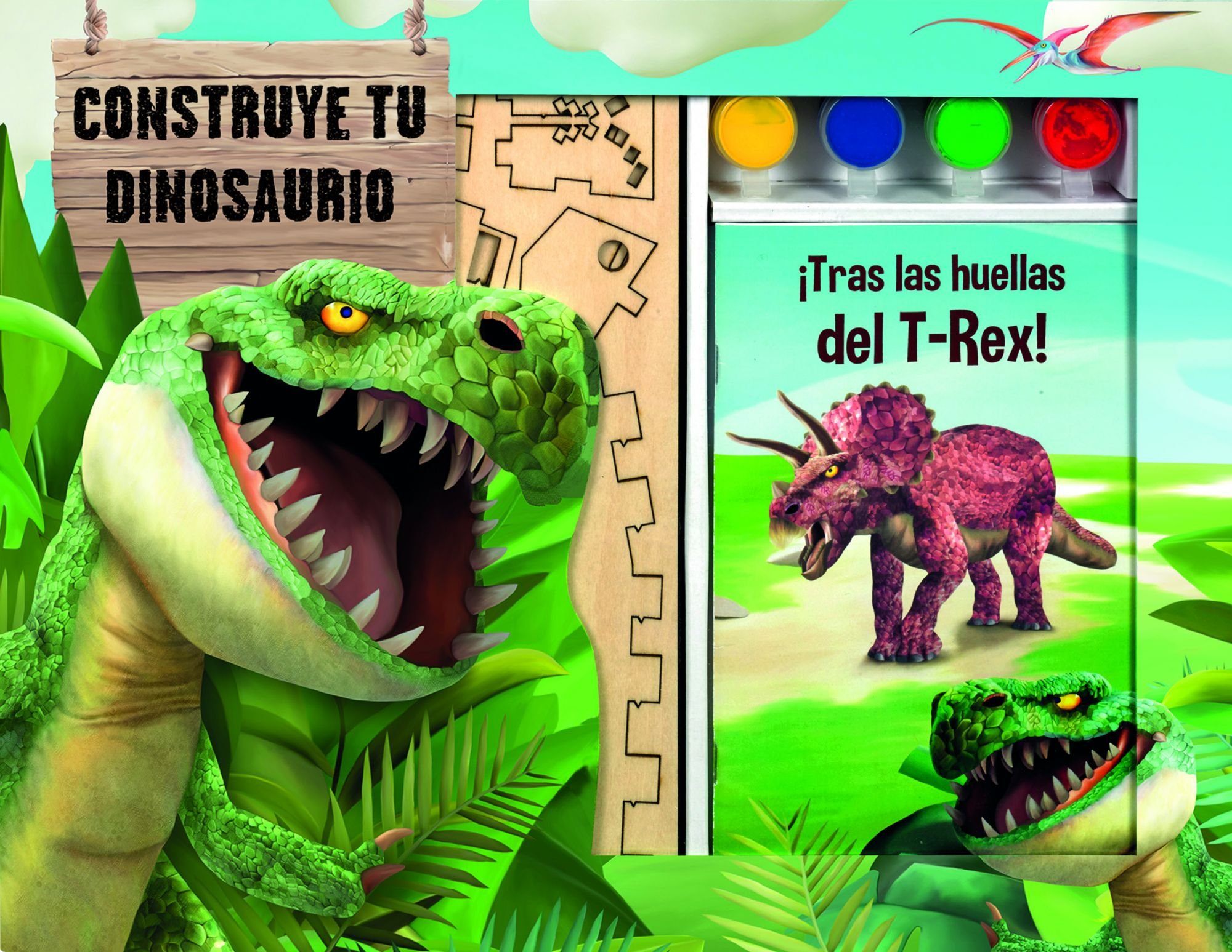 Construye tu dinosaurio (Libro-juego)