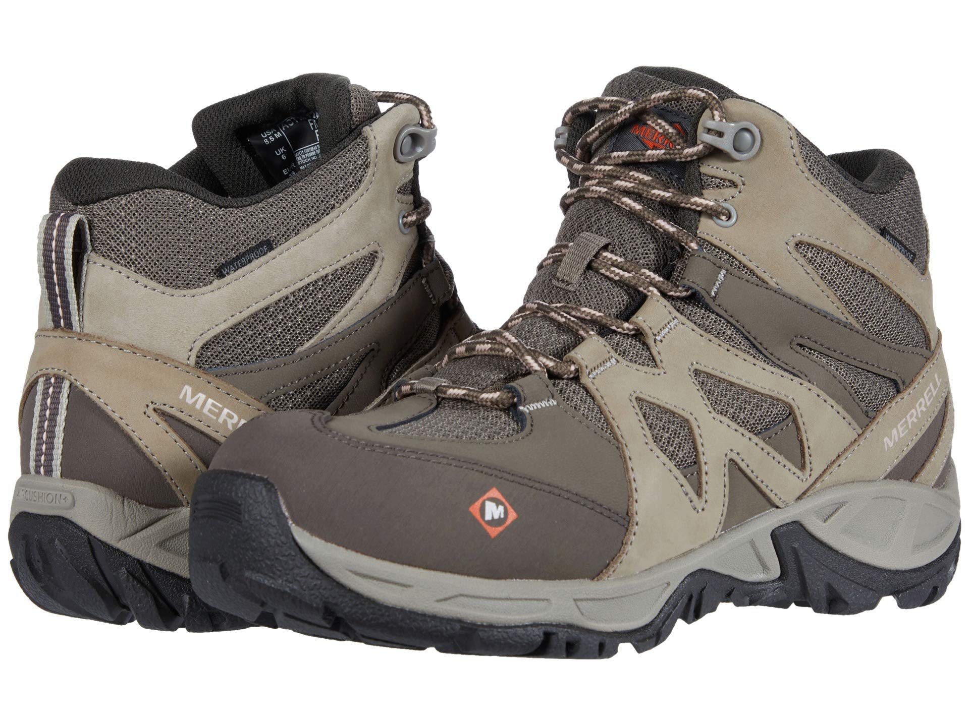 Chaussures de sécurité Merrell Work Siren Mid imperméables taille 35.5