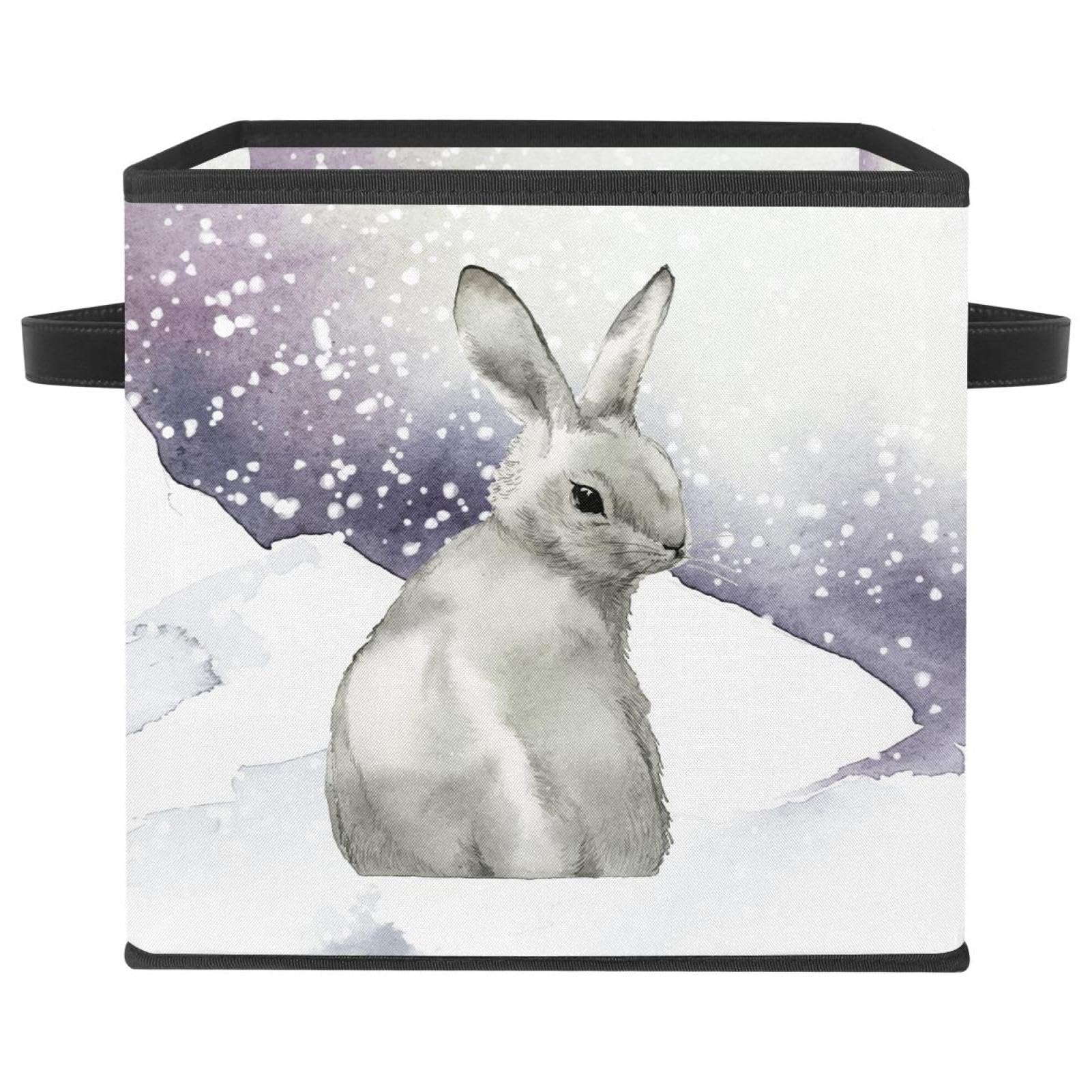 Cube organisateur bacs de rangement avec poignées pour jouets et livres