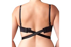 Women's Low Back Rhinestone Bra Extender