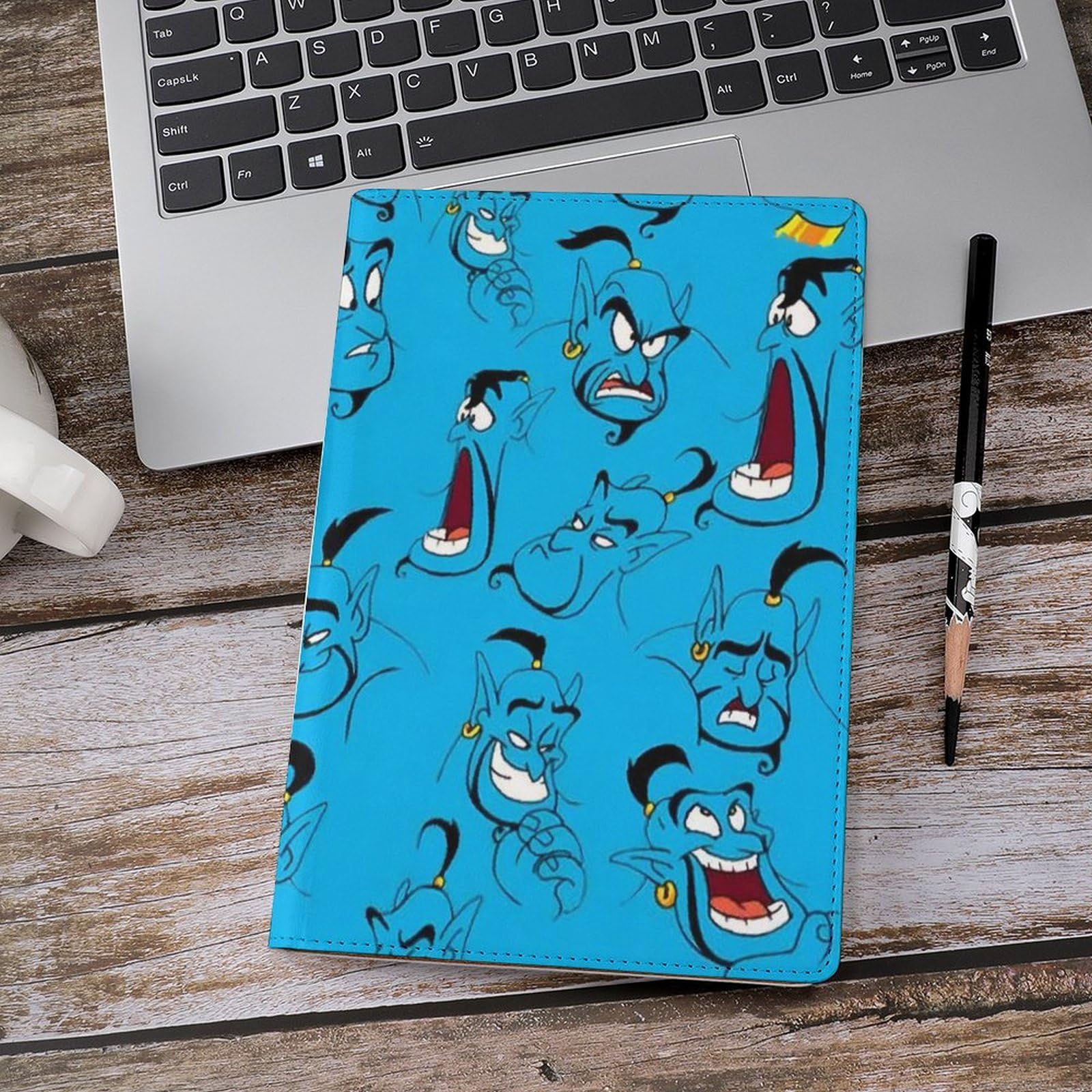 Amazon | アラジン ジーニー ノートカバー 20.7×14.2×1cmサイズ PU