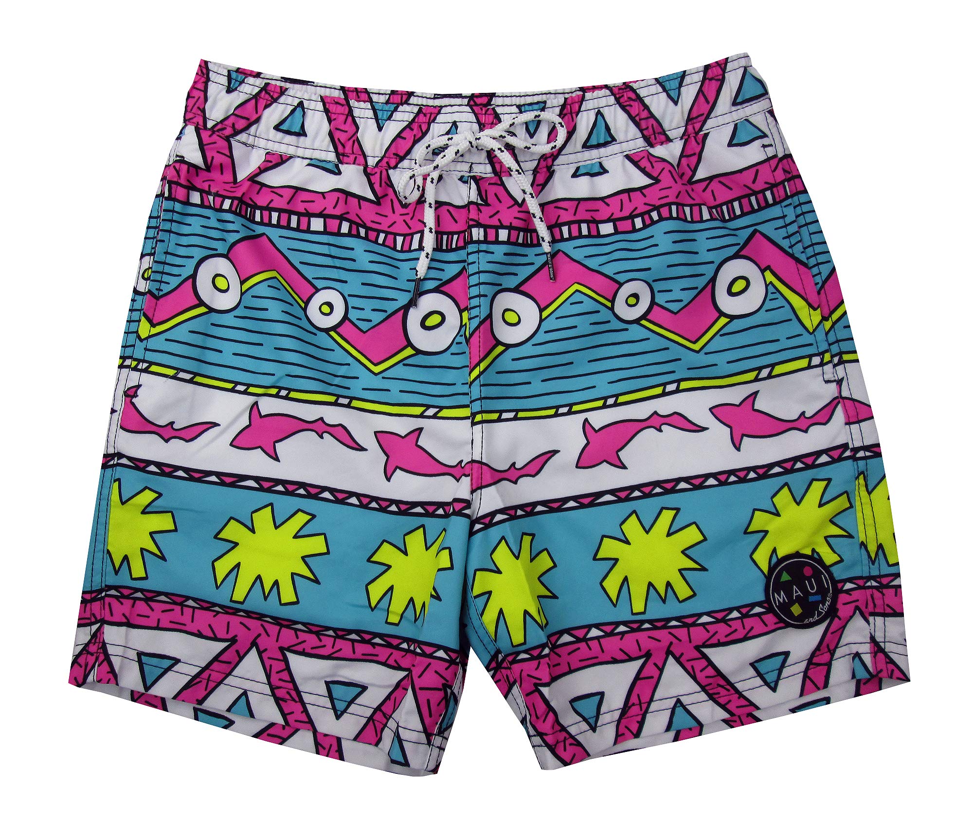 Maui and Sons Men's Bringing It Back Pool Short