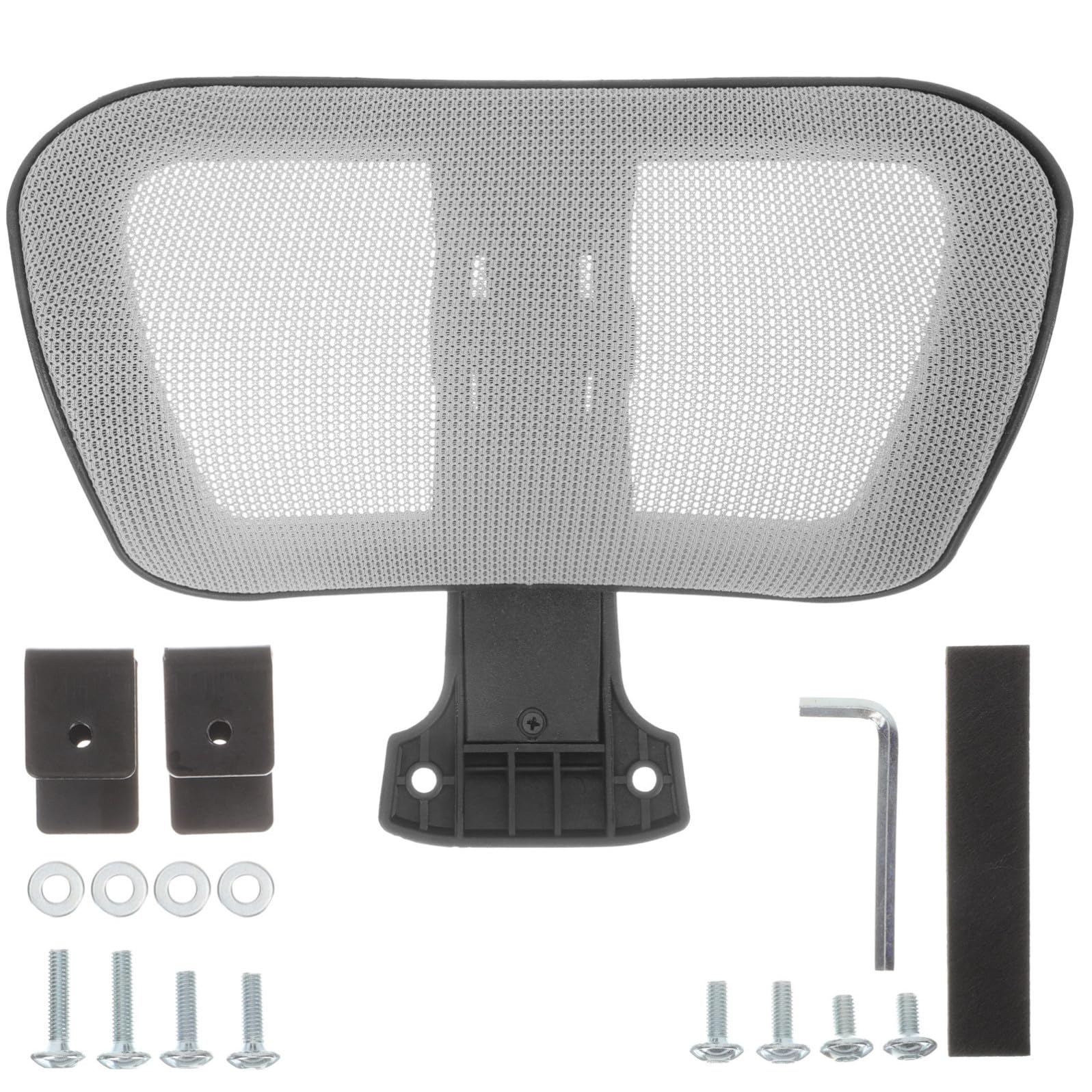 Didiseaon Cuscino in Mesh in Poggiatesta e Sedia Regolabile da per Ufficio, Comodo Struttura Ferro Rivestimento Traspirante, Accessorio Ergonomico per Poltrona Studio