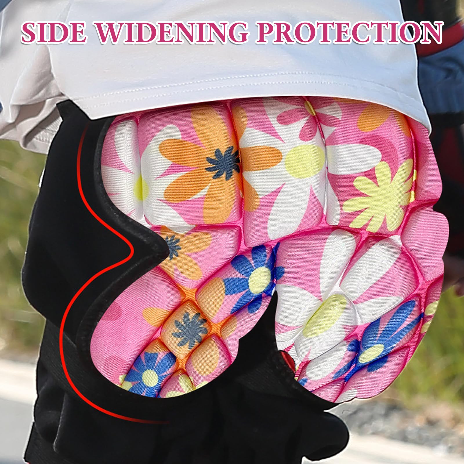 Protezione ispessita per bambini, pantaloncini imbottiti, pantaloni protettivi per bambini da snowboard, protezione imbottita per bambini, pattinaggio, po-pads, protezione per equipaggiamento