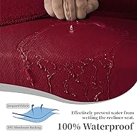 Vista 185 de Fundas 100% impermeables para sofá reclinable seccional, fundas para sofá reclinable en forma de L, funda para sofá seccional de esquina