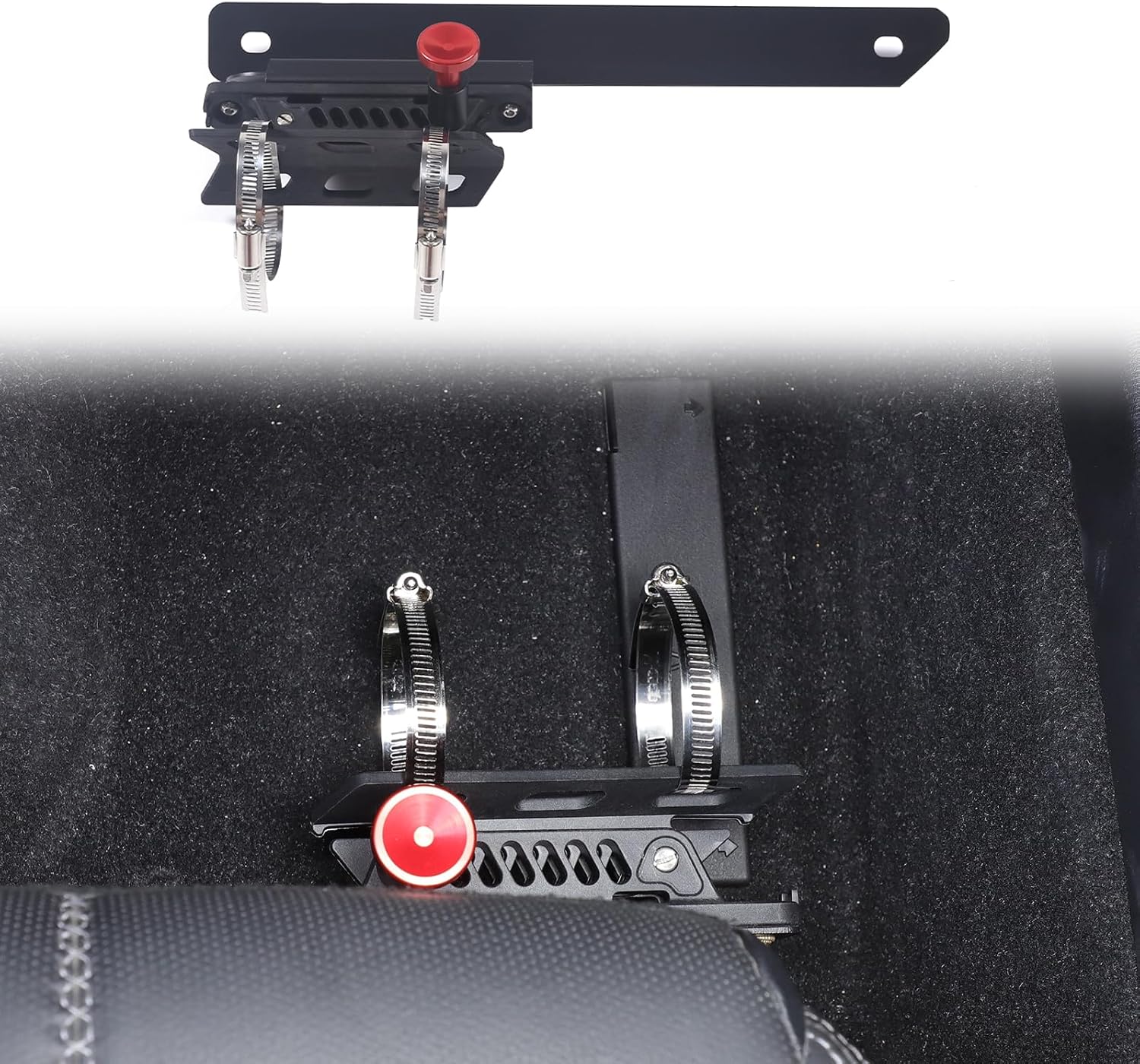 Car fire Extinguisher mounting Bracket Compatible with Mazda MX-5 2016-2025 Fire Extinguishing Installer Under Passenger Seat Quick Release Adjustable Fire Bracket Accessories