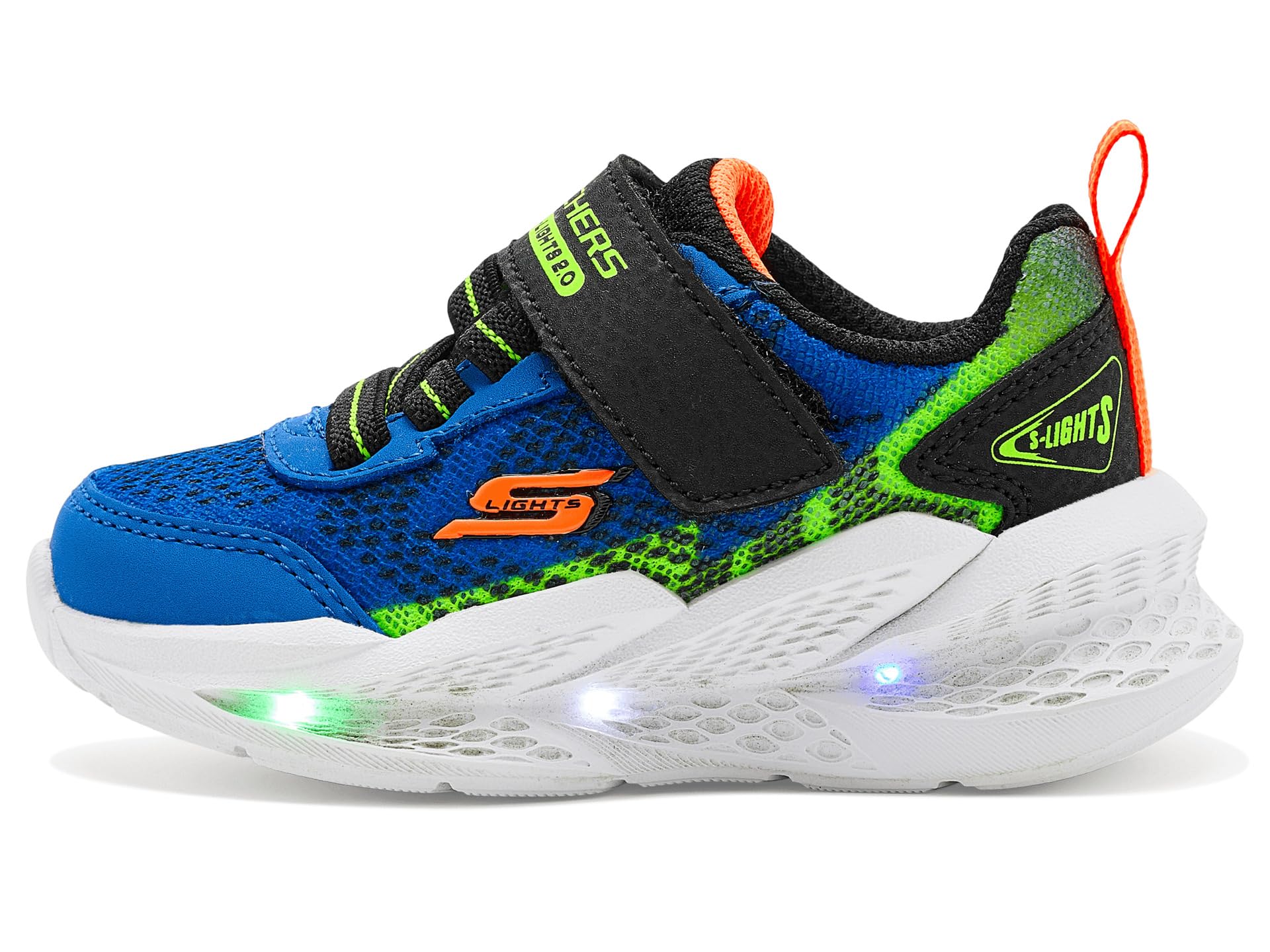 Skechers Meteor-Lights 2.0 401490NBLBK, Scarpe Sportive Neonato