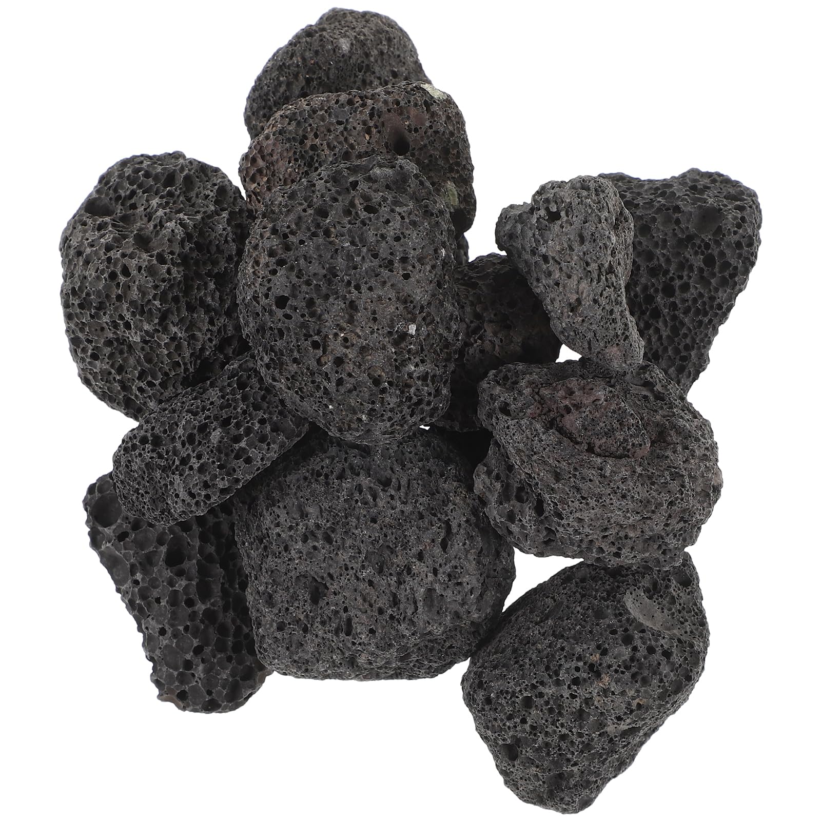 Cabilock 1 de Pierres de Lave Naturelles - Granulés de Pierre de Lave - Cheminée volcanique - Pierres de Lave pour cheminées, foyers, Culture des Plantes et Aquariums