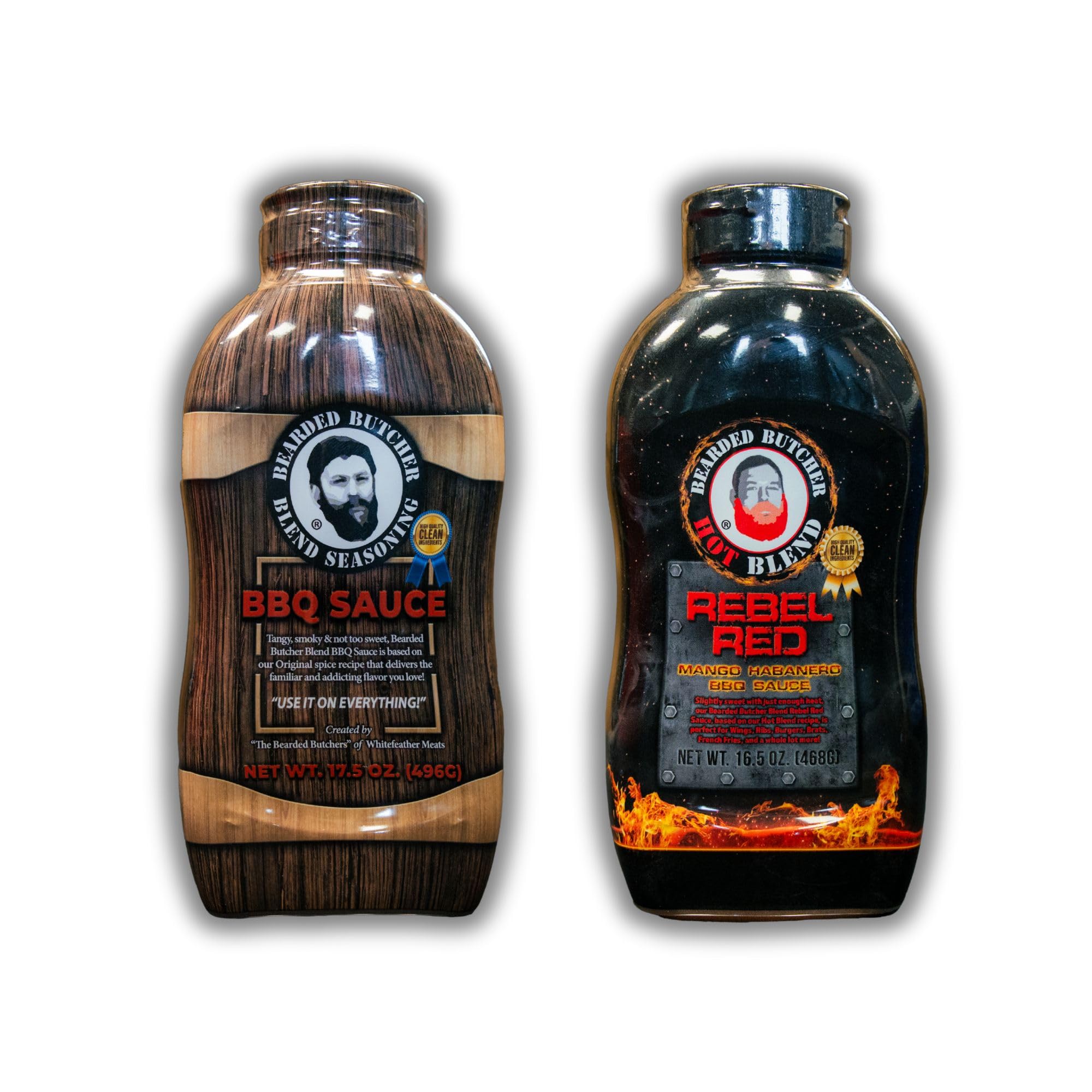 Amazon.com : Bearded Butchers BBQ Sauce Combo, 2 Pack – Rebel Red