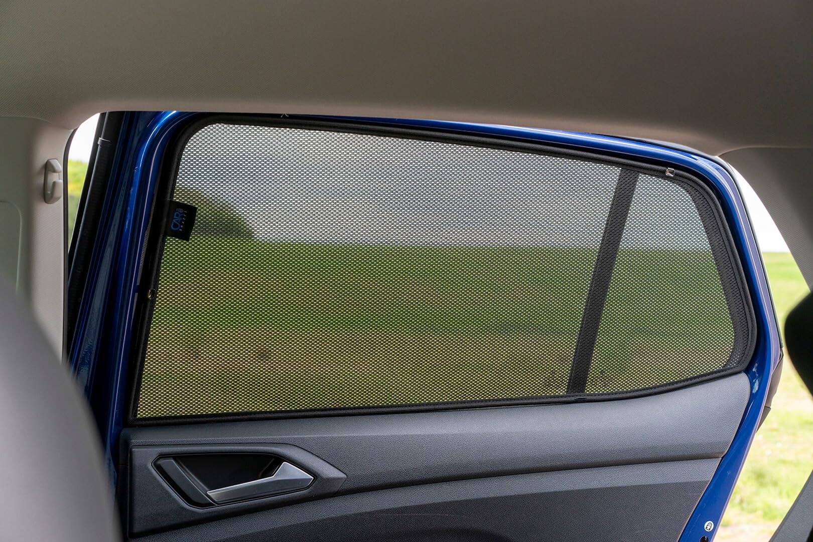 CAR SHADES Set (Porte Laterali Posteriori) Compatibile con Volkswagen T-Cross 2019- (2-Parti) Tendine Parasole su Misura