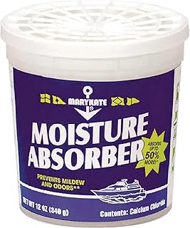 MaryKate Moisture Absorber MK6912 - 12 wt. oz., White Granular Pellets, Calcium Chloride Formula for Enclosed Space | Maintenance Supply