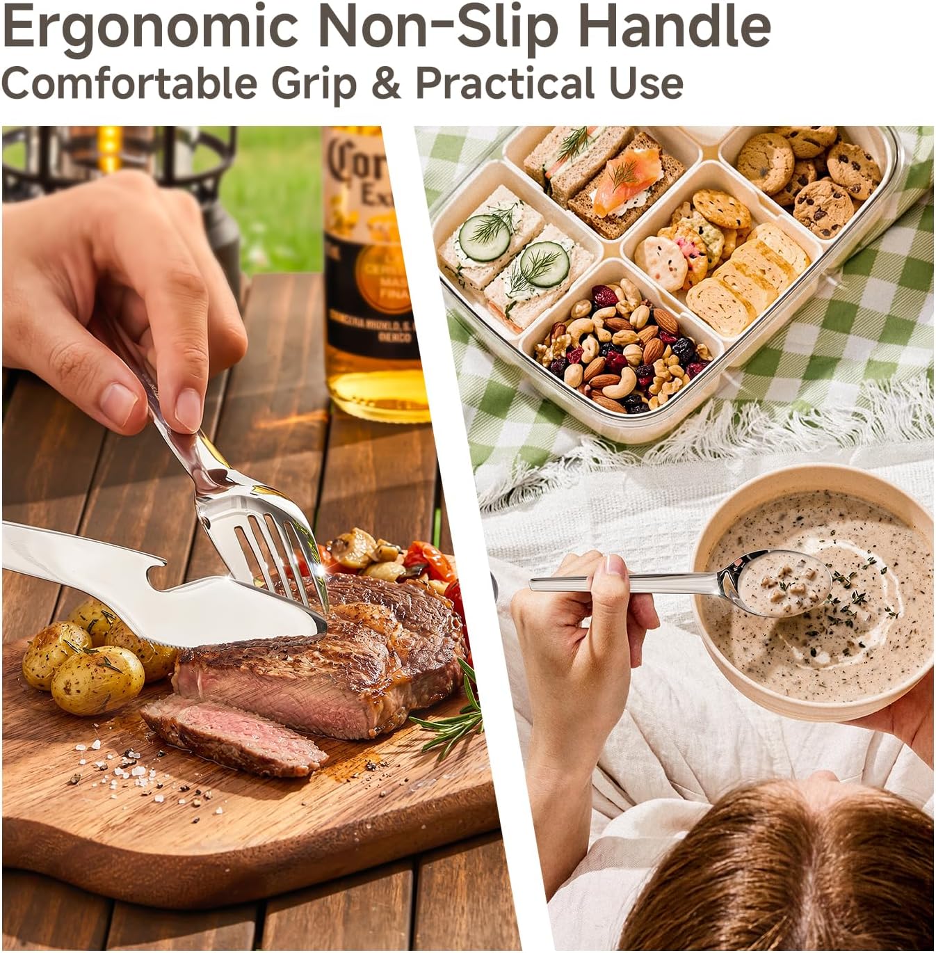 Travel Utensils with Magnetic Case image 5