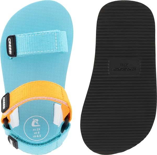 CRESSI dal 1946 - Rainbow Sandals - Innovativi Sandali Variopinti da Mare per Bambini, Ideali per Passeggiate Spiaggia Casa Viaggi - 4