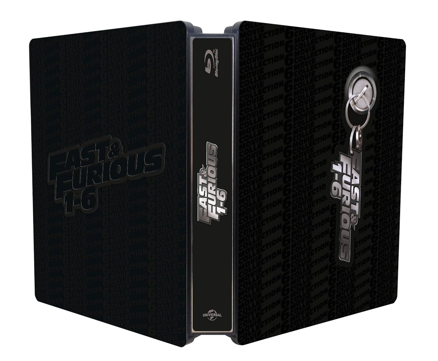 Fast and Furious 1 - 6 Steelbook Complete Box Set Blu-ray 1 2 3 4 5 6 [European Import Exclusive] Region Free]