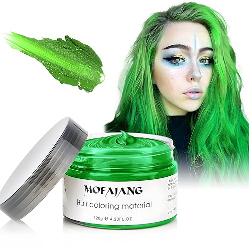 Pomadas Mofajang de cera para el cabello, 4.23 oz, material de cera para colorear el cabello natural, desechable, arcilla para peinar el cabello,