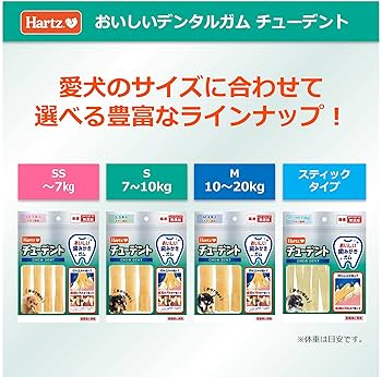 Amazon.co.jp: チューデント 犬用おやつ おいしい歯磨きガム SS