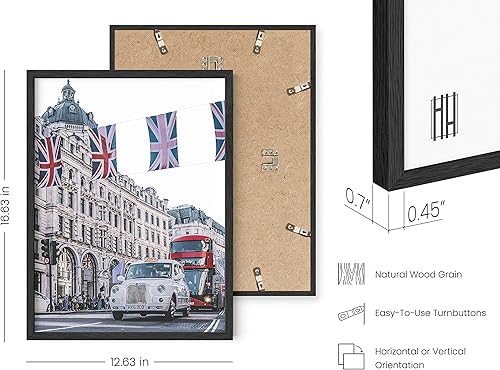 Miniatura 3 de HAUS AND HUES Decoración artística de pared de Londres, carteles de viaje de paisaje urbano, fotos de Londres, carteles de autobús rojo, visita a la