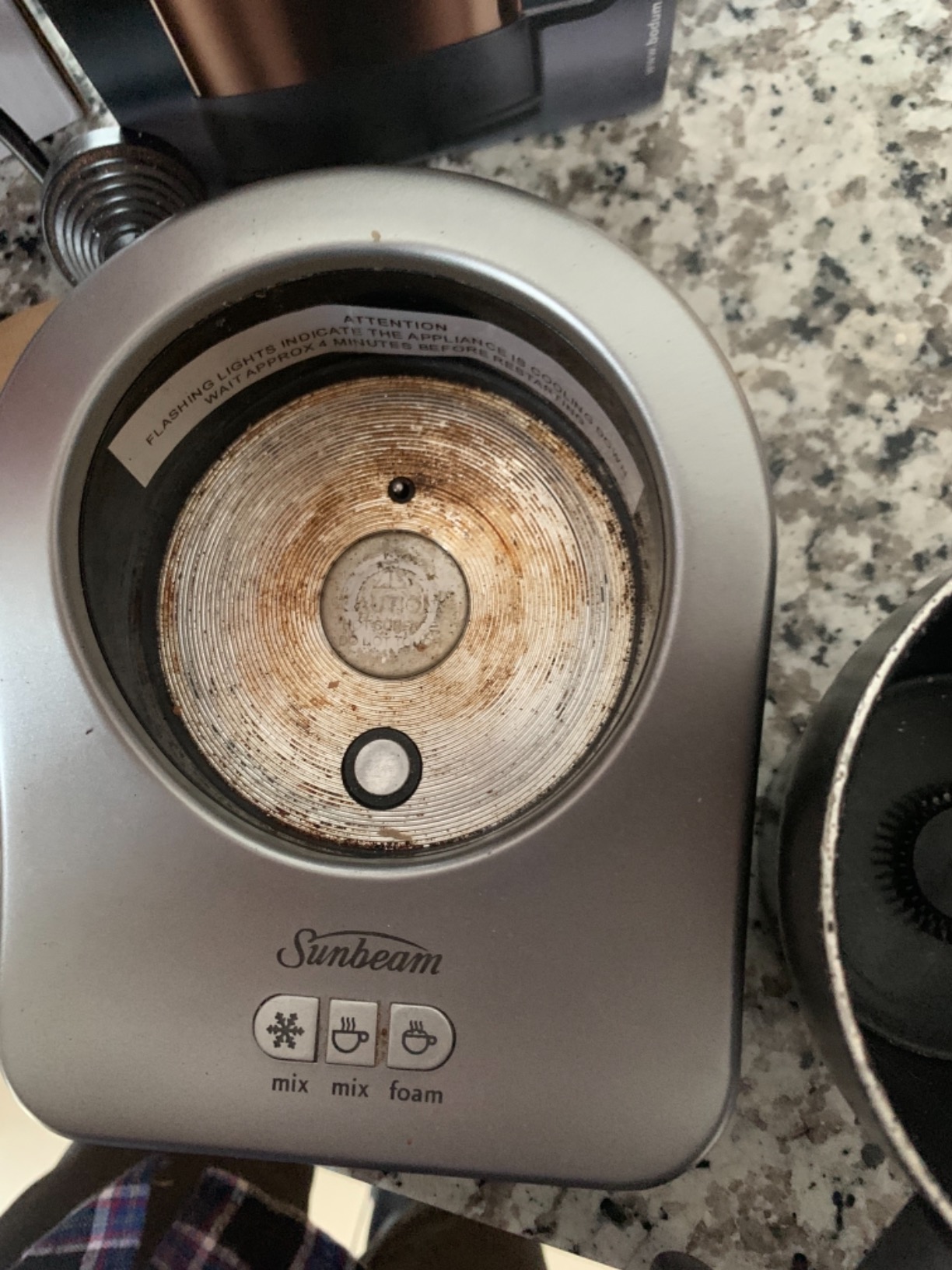 Sunbeam Café Creamy Automatic Milk Frother 250ml Jug Electric Milk