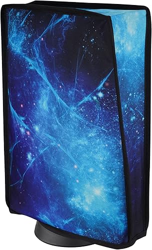 PlayVital Dust Cover for ps5, Anti Scratch Waterproof Cover Sleeve for ps5 Console Digital Edition & Disc Edition