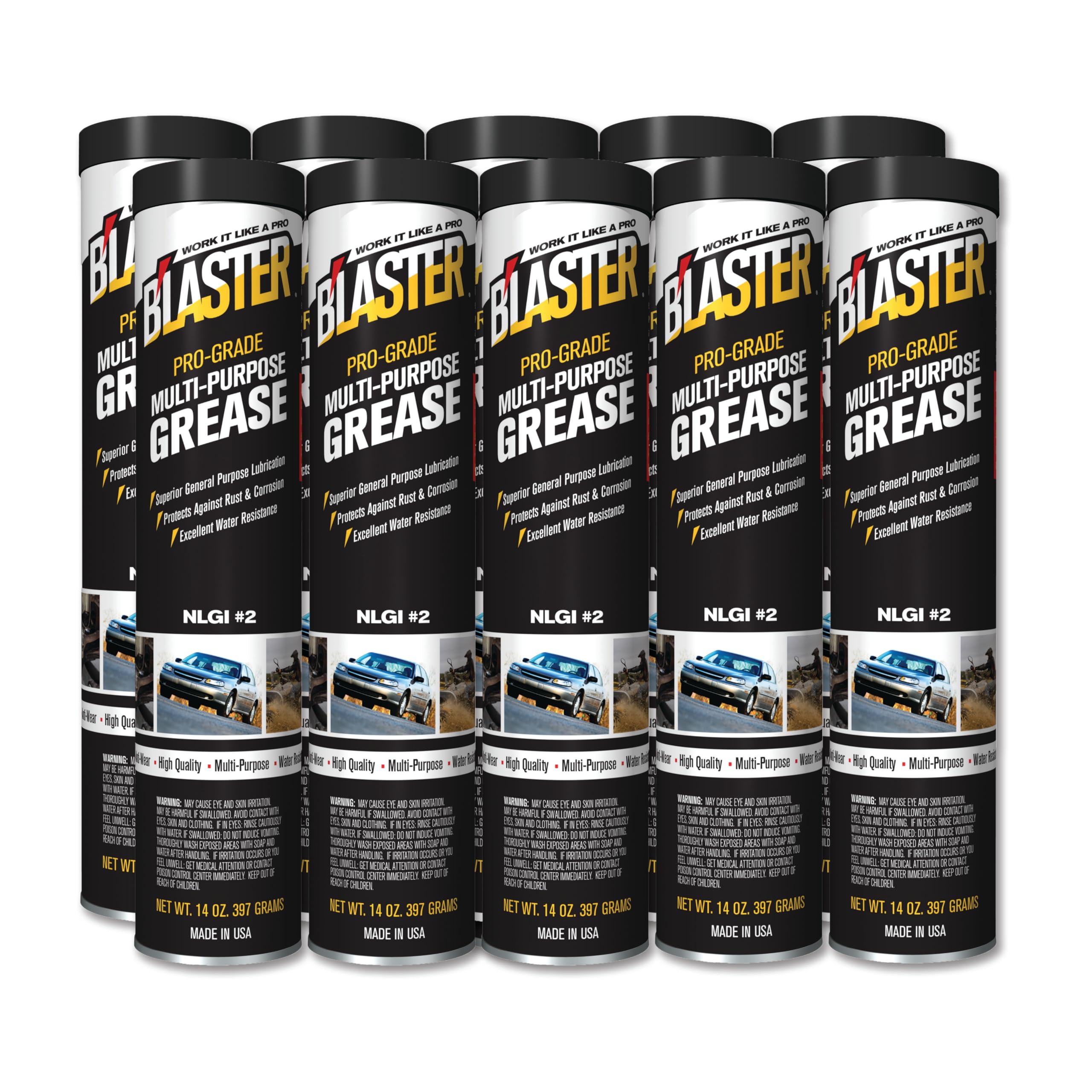 Multi-Purpose Grease for Lubrication and Superior Protection from Rust and Corrosion