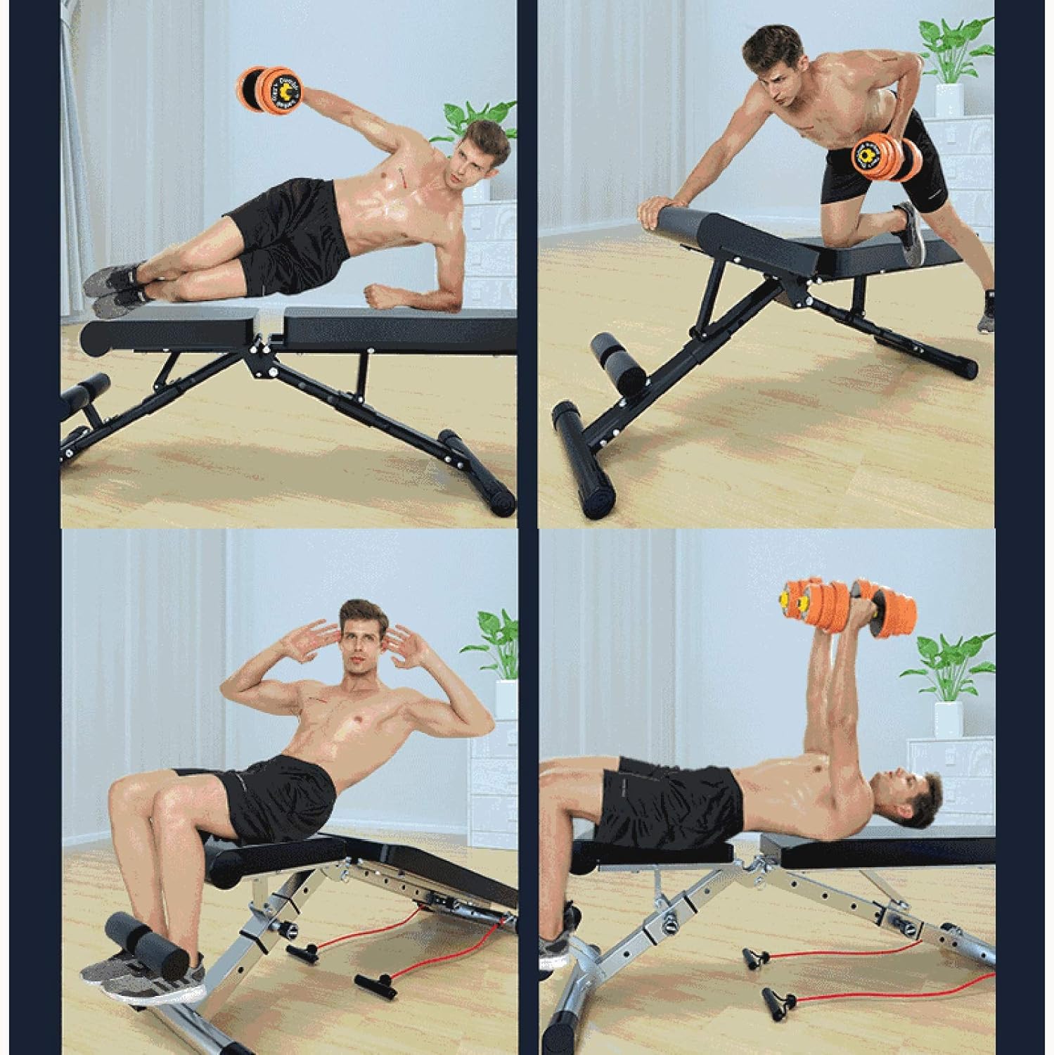 インスパイア フィットネス 折りたたみトレーニングベンチ