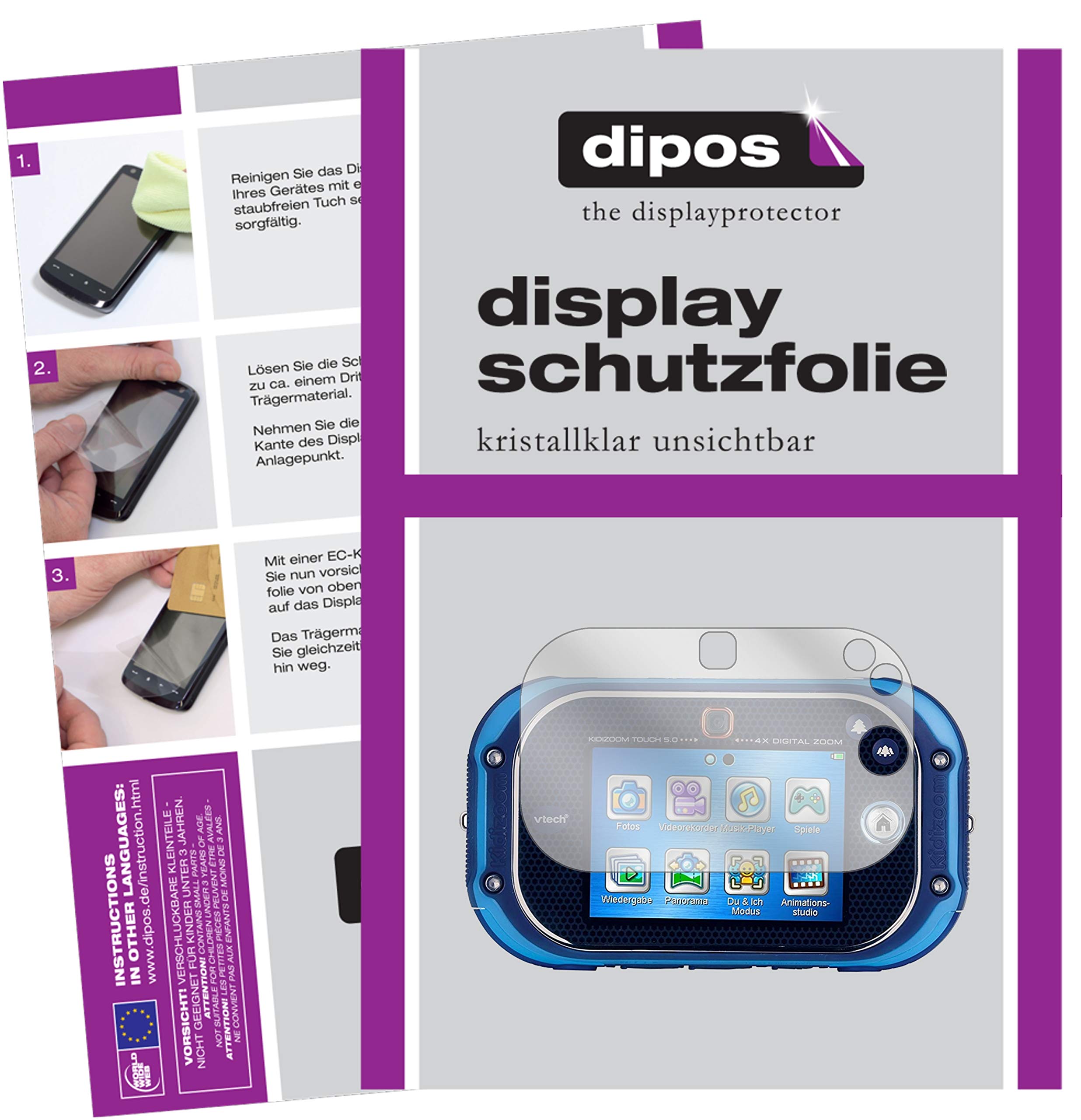 Dipos 6X Displayschutzfolie Für Nikon D5600 – Kratzfester, Passgenauer Schutz, Made In Germany