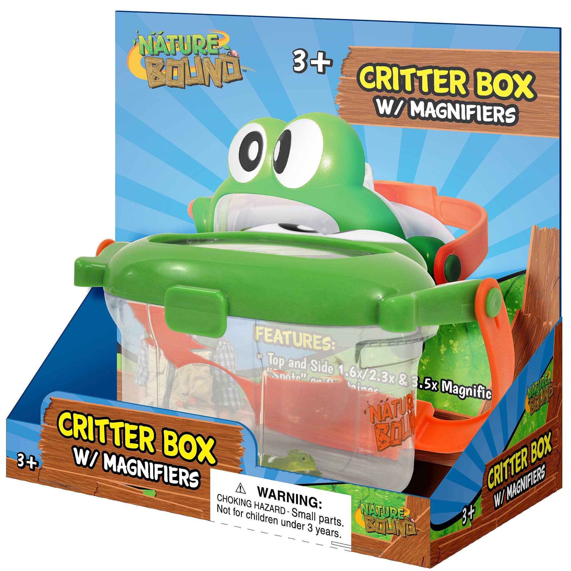 Nature Bound Critter Box Bug Catcher for Kids, Insect Container for Backyard Exploration, for Boy or Girl Toddler Ages 3 +, Green - Image 2