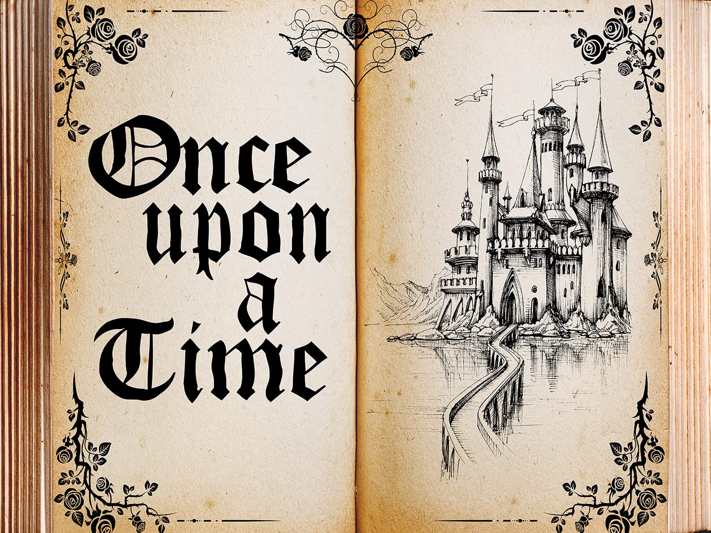 Once Upon A Time Baby Shower Decorations Sendy 7x5ft Once Upon A Time  Backdrop Fairy Tale Books Birthday Party Decor Supplies Princess Floral  Castle Photography Background Girl Baby Shower Banner Cake Table