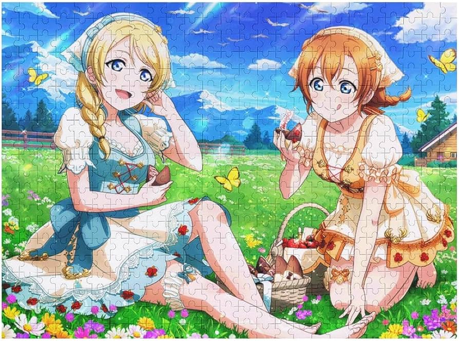 Amazon.co.jp: ラブライブ 絢瀬絵里 高坂穂乃果 ジグソーパズル 木製