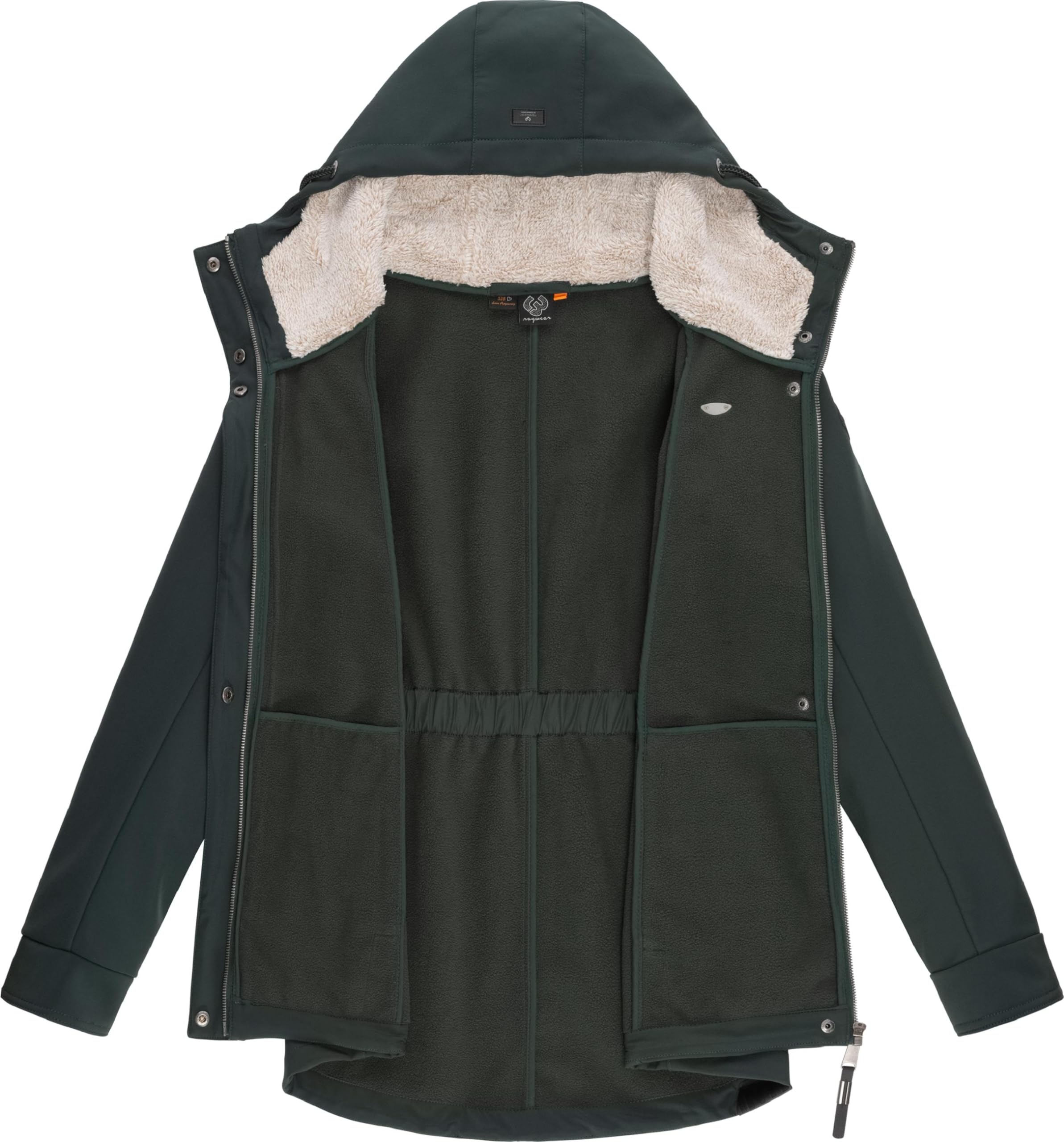 Ragwear Damska kurtka przejściowa softshell, wodoszczelna, oddychająca, z kapturem, Monadde Softshell XS-6XL