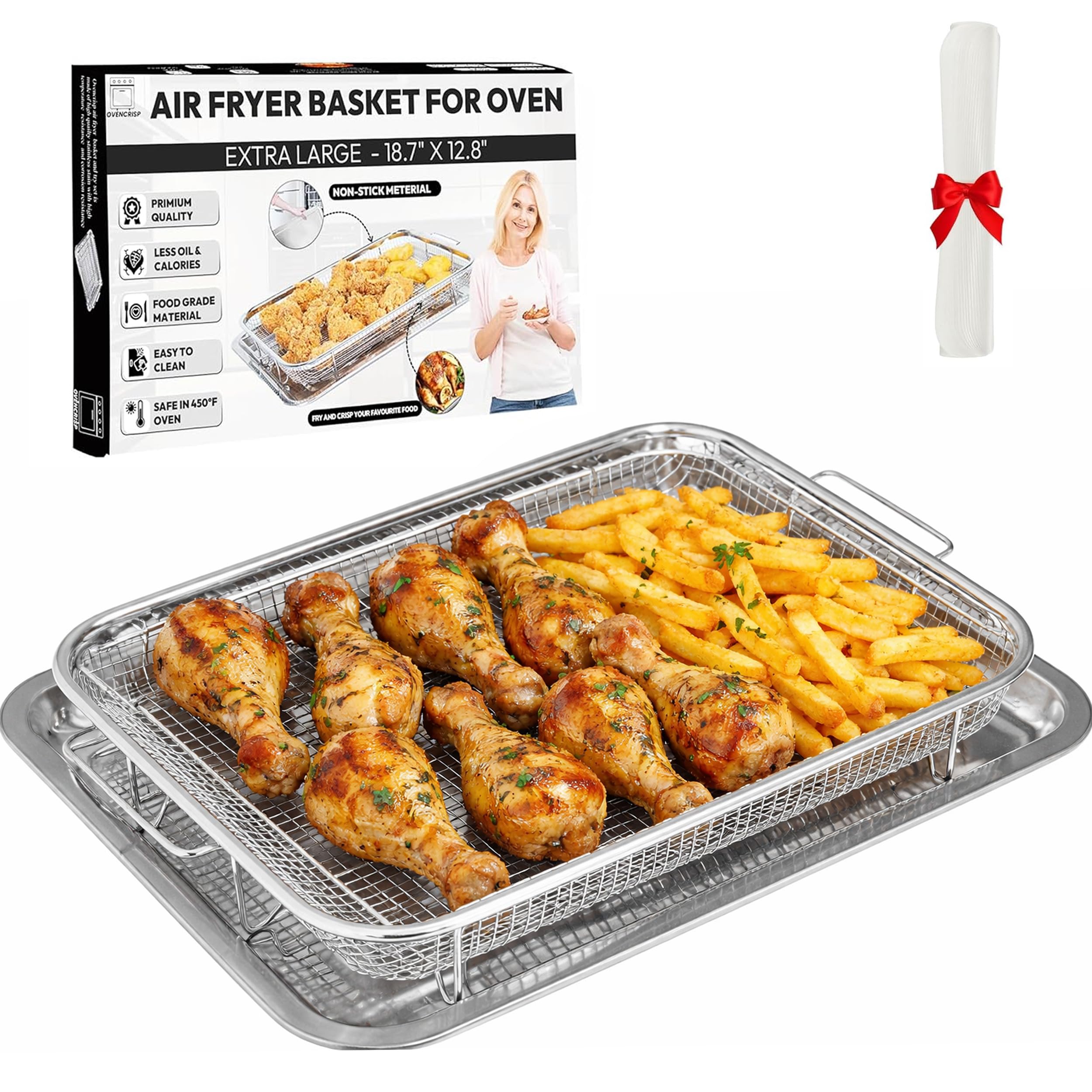 OvenCrisp Extra Large Air Fryer Basket
