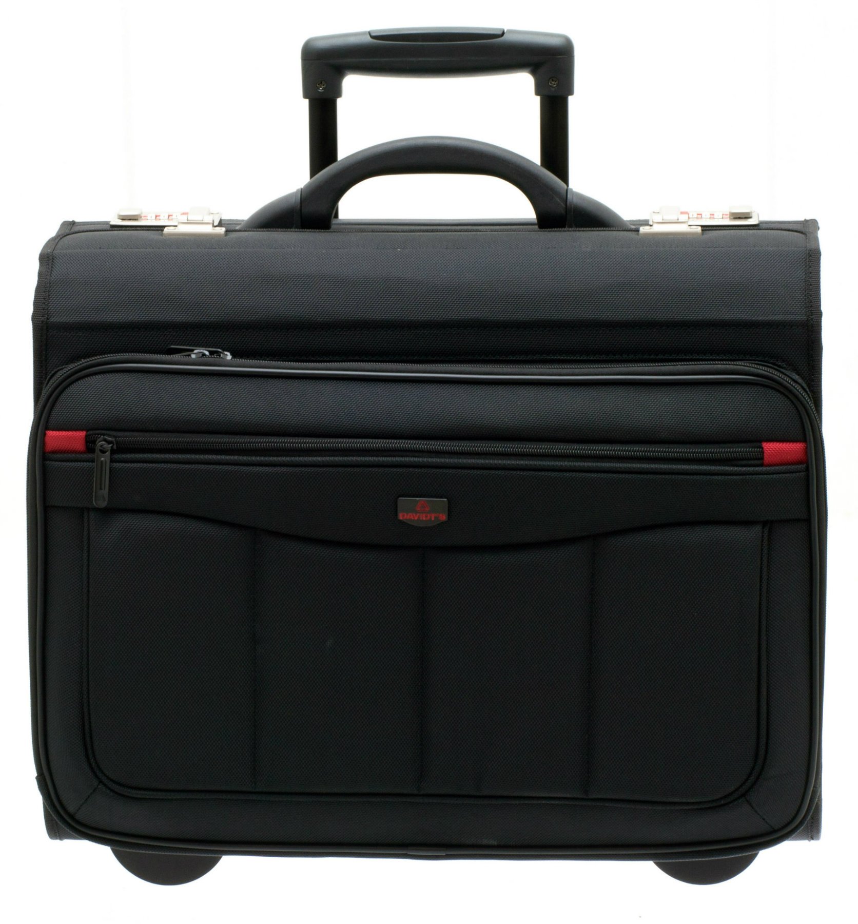 Aktenkoffer Pilotenkoffer Laptop Trolley Schwarz 47 cm Davidts