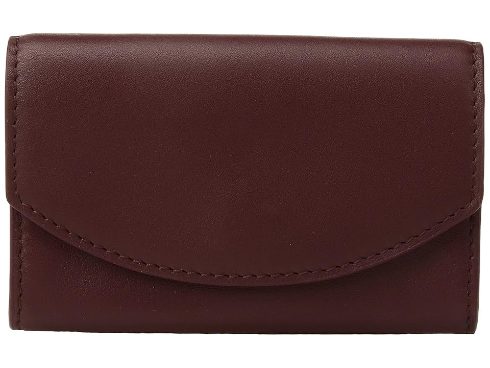 

Skagen Flap Card Case (Cordovan) Credit card Wallet, Burgundy