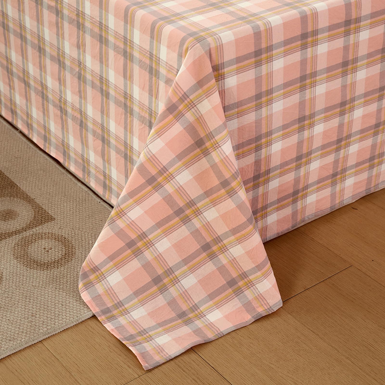 Bettlaken 250x270cm Grau | Baumwolle,Einfarbig,Extra großes Bettlaken,mit 2 x Baumwolle Kissenbezug von 50 x 75 cm,Ganzjahres,Weich & atmungsaktiv