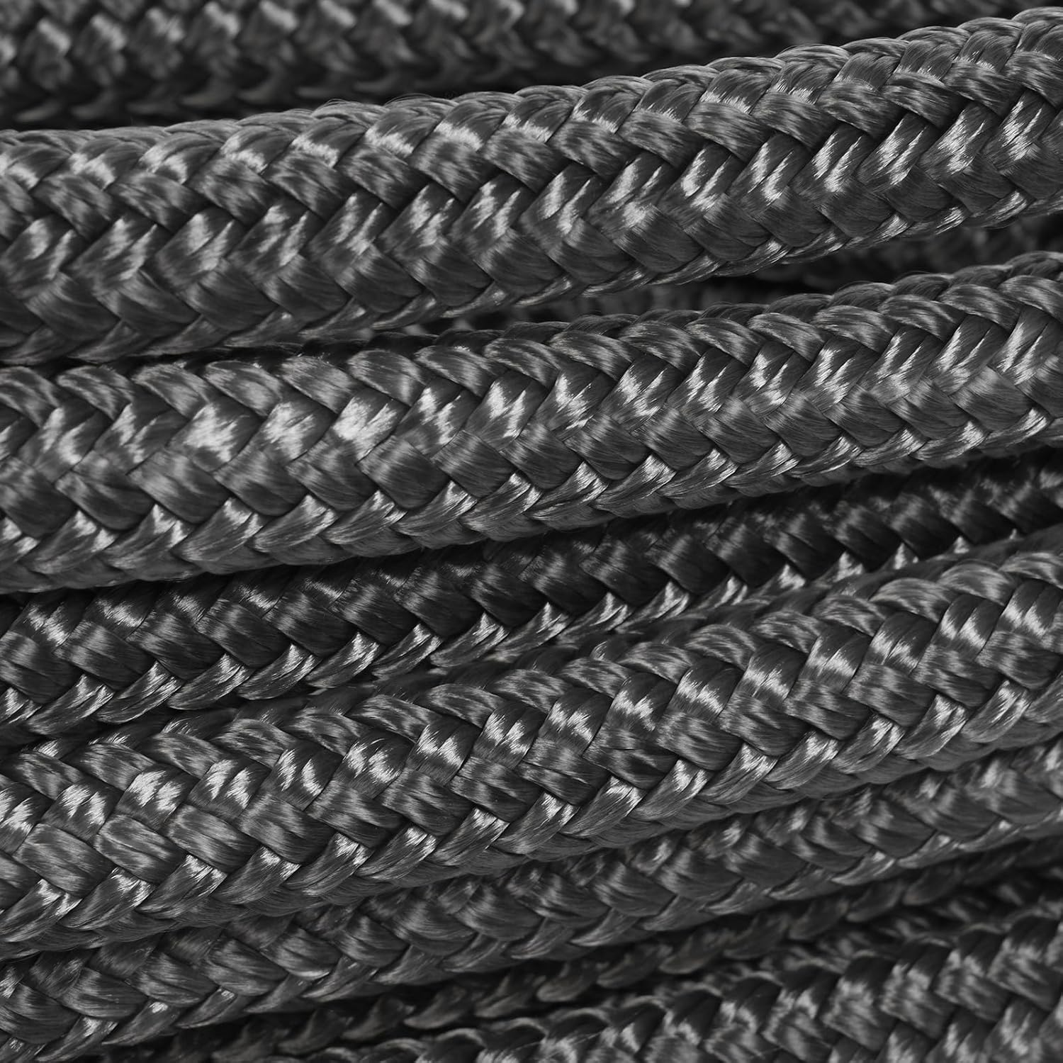 Kinetic Recovery Rope, 1In x 30 Feet 48000 lbs Elasticity Energy Snatch Rope with 2 Soft Shackles, Heavy Duty Offroad Recovery Kit, Nylon Kinetic Tow Ropes for Trucks, Pickup, Tractor, SUV, UTV, ATV