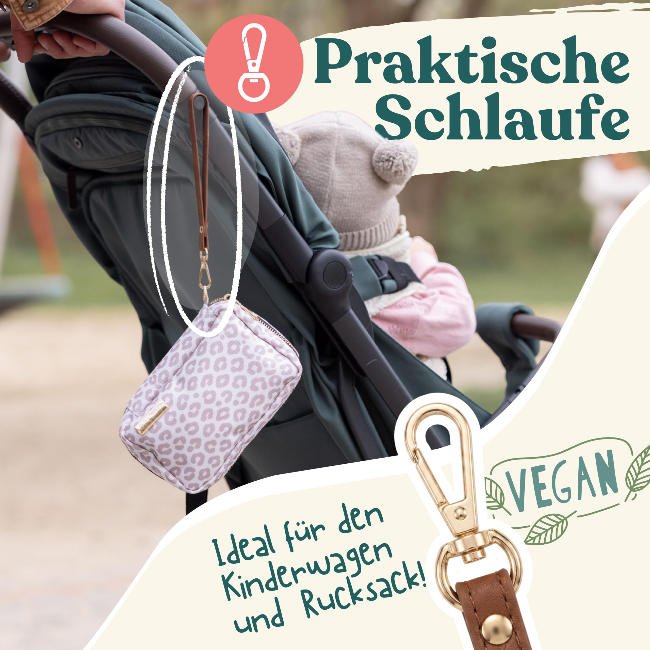 Erste Hilfe Set Kinder & Baby – Ouchie Maxi Reiseapotheke - 128 Teile | Erste Hilfe Tasche für Baby, Kleinkind & Kinder – ideal für unterwegs, Reise & Kindergarten | kompaktes Kinder-Notfallset