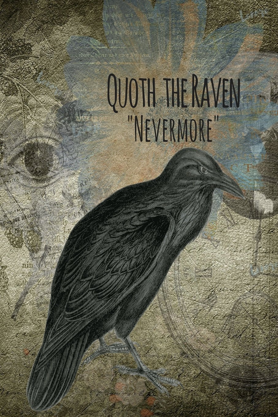 Quoth the Raven: 6x9 Journal and Sketchbook - Blank Pages, Lined Pages and To-Do List - Fun Gift for Literary Lovers!