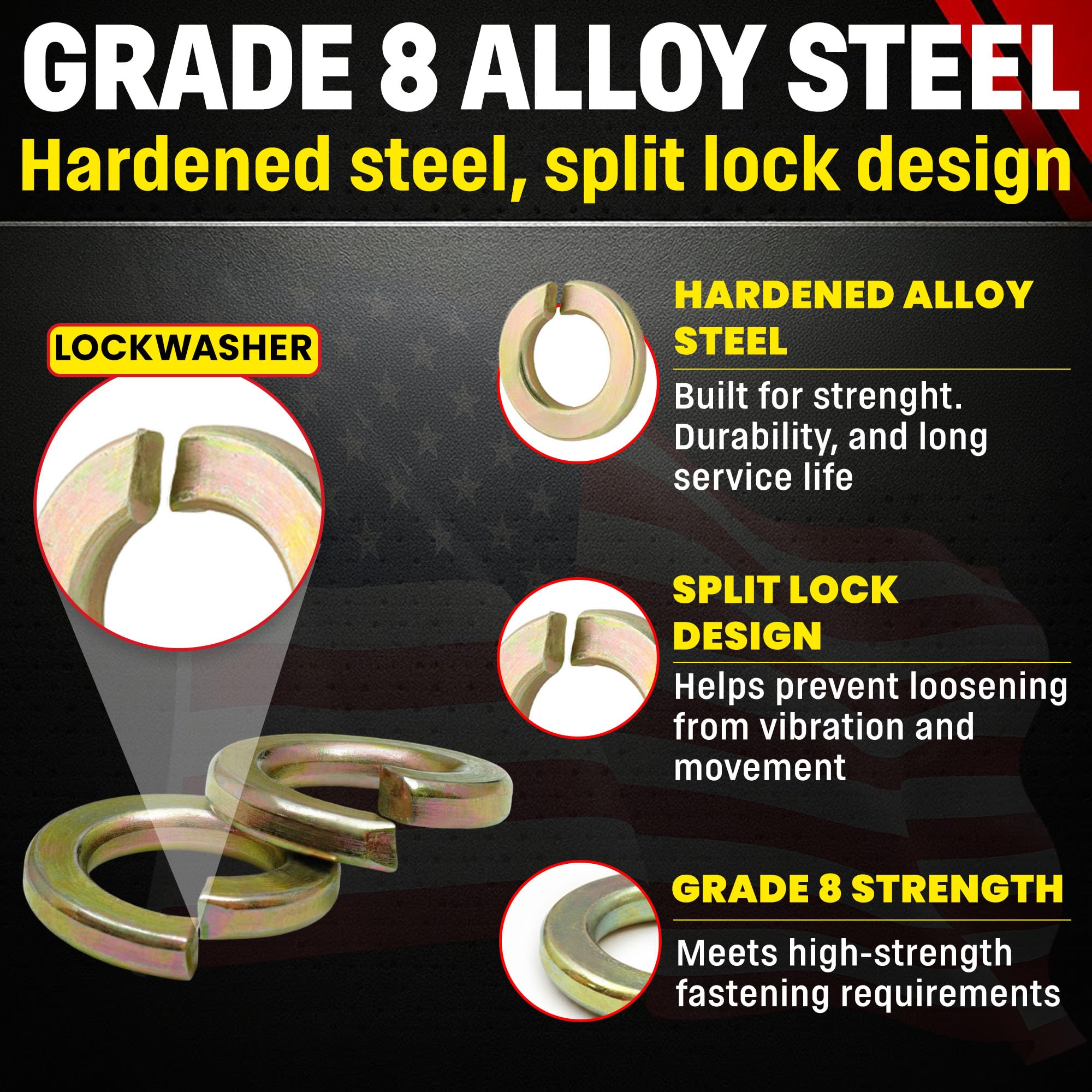 Grade 8 Lock Washers - Chenango Supply -2 Grade 8 Lock Washers - Chenango Supply -2