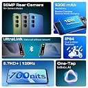 Infinix HOT 60 5G+ (Tundra Green, 6GB RAM, 128GB Storage) | 90FPS Gaming | 500K+AnTuTu Score | One-Tap AI Button | Infinix AI gallery image