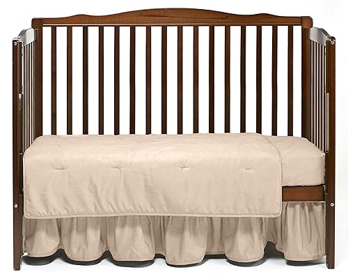 Miniatura 1 de Juego de ropa de cama de cuna de 3 piezas, color crudo