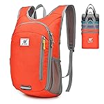 SKYSPER Small Daypack 10L Hiking Backpack Packable Lightweight Travel Day Pack for Women Men