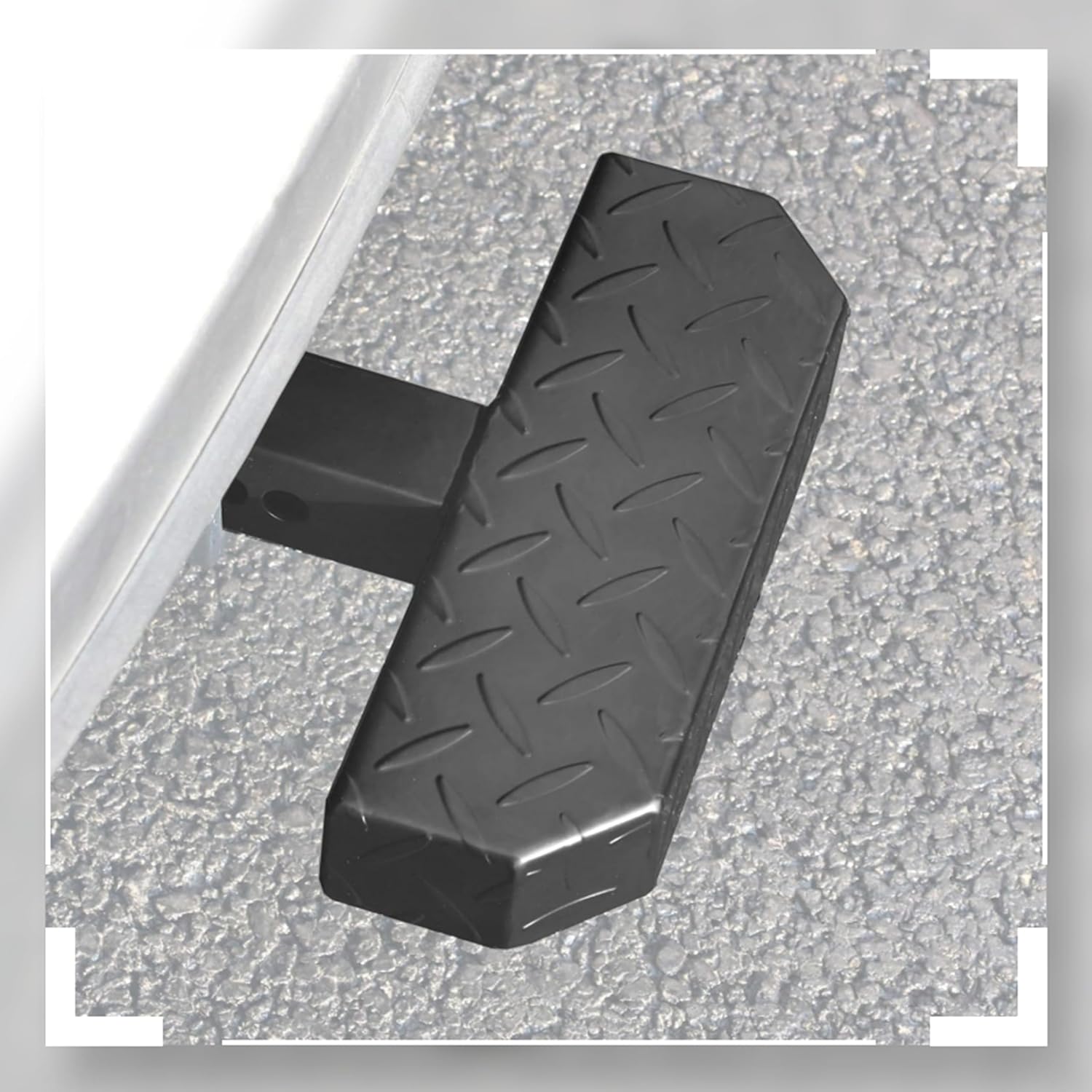 Fanchants Hitch Step for 2 Inch Receiver - Rust Free Powder Coated Steel Construction - Hitch Mount Bump Step for RV, SUV, Truck, Flatbed Camper - Includes Hitch Pin - Trailer Hitch Step (Small Size)