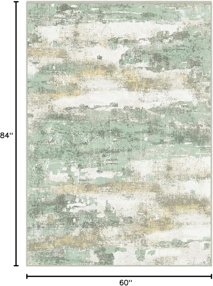 Alfombra BEIMO 5x7 Lavable Antideslizante para Sala Estar miniatura 2