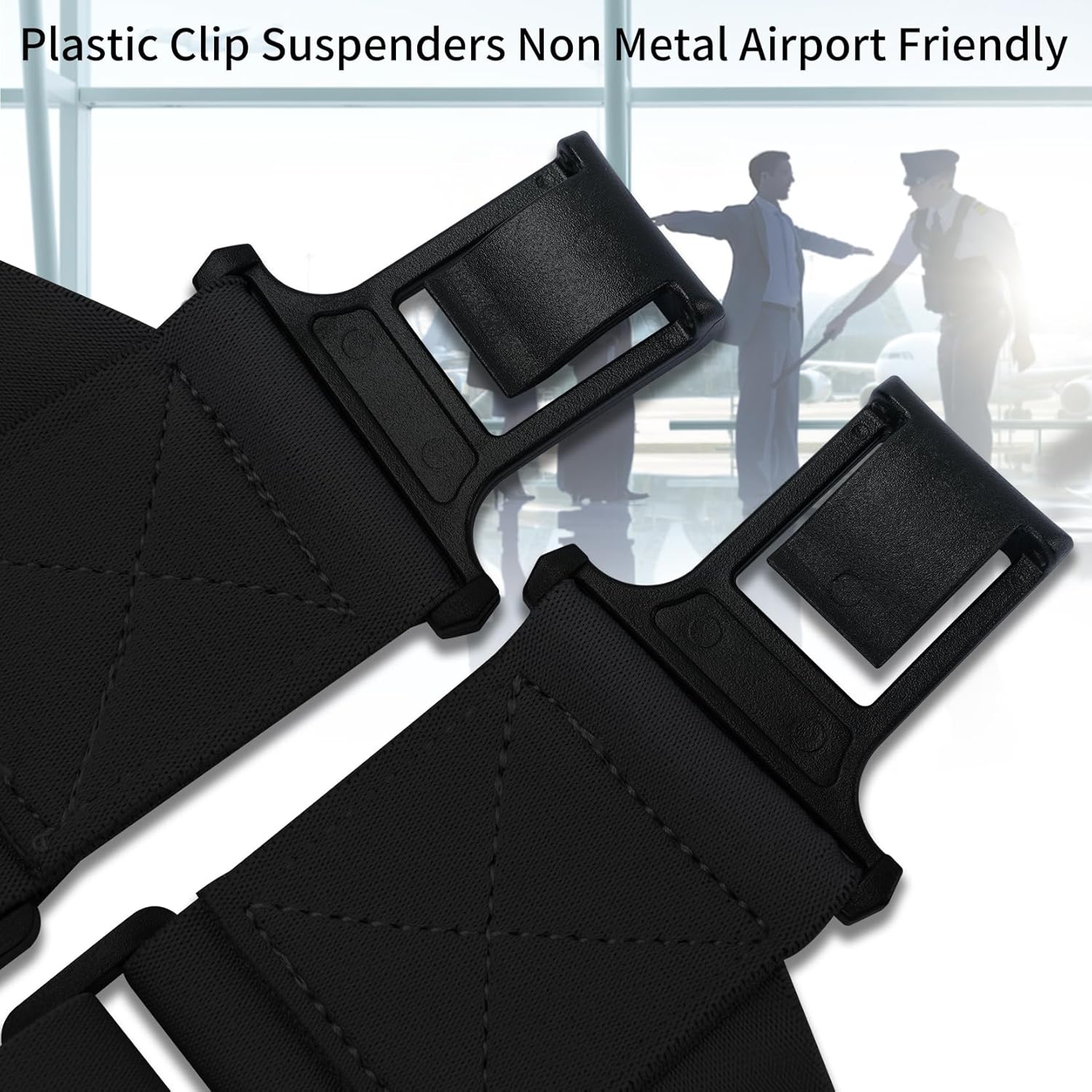 MELOTOUGH Belt Clip Suspenders For Men Heavy Duty, Outback Side Clip/Trucker Men's Suspenders with 2inch Width Elastic - Image 6