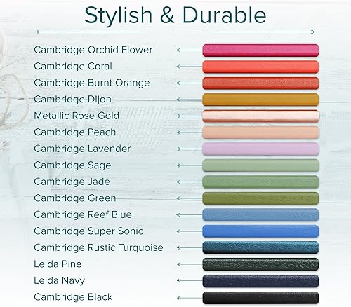 Miniatura 6 de Harbor - Agenda semanal grande 2025, color negro Cambridge, 9.75 x 7.5 pulgadas