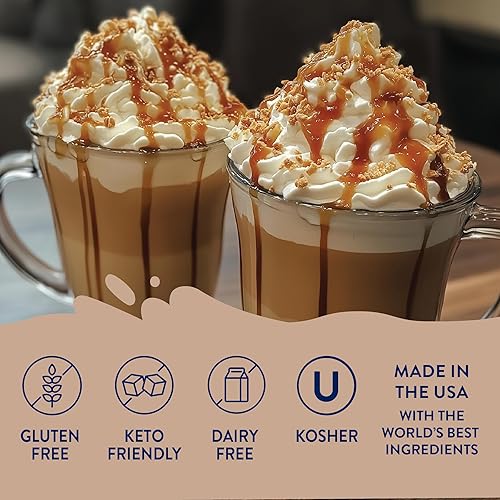 Miniatura 4 de Jordan's Skinny Syrups - Caramelo de mantequilla, jarabe saborizante sin azúcar, botella de 25.4 onzas (paquete de 1)