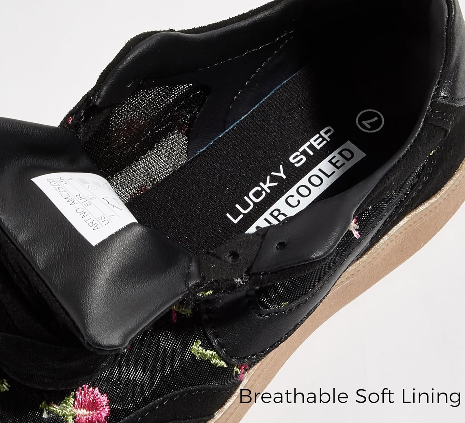 LUCKY STEP Women's Retro Fashion Sneakers Classic Casual Walking Shoes Non Slip Comfort Skate Shoes - Image 6