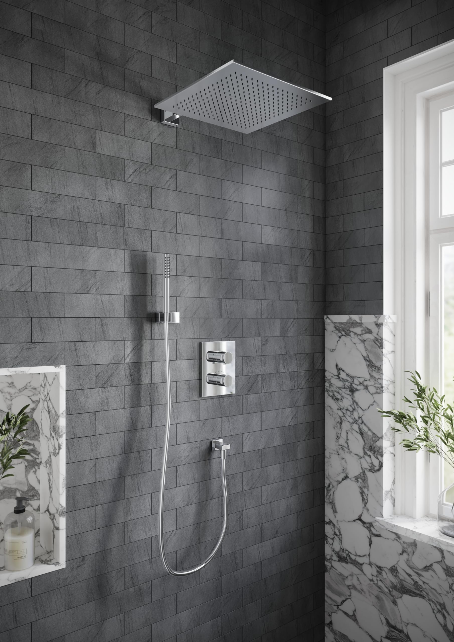 Villeroy & Boch Universal Showers Wąż Prysznicowy Ręczny, Elastyczny z Ochroną Przed Przekręceniem, do Prysznica i Wanny, Odporny na Zginanie, 1,20 m, Chrom